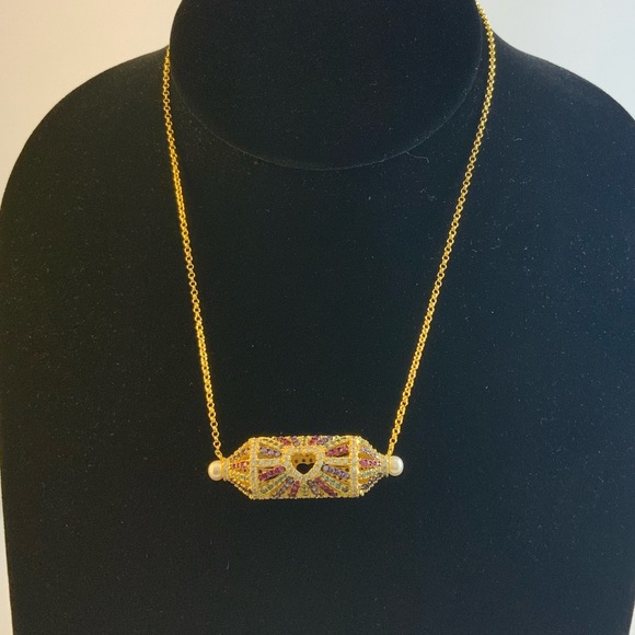 Rainbow Spinner Heart Necklace - Picture 7 of 16